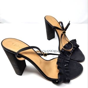 Chloe Black Leather Pumps 41